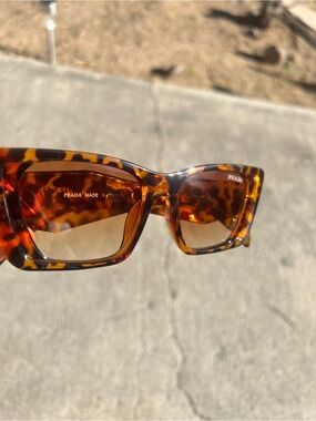 Prada leopard print sunglasses